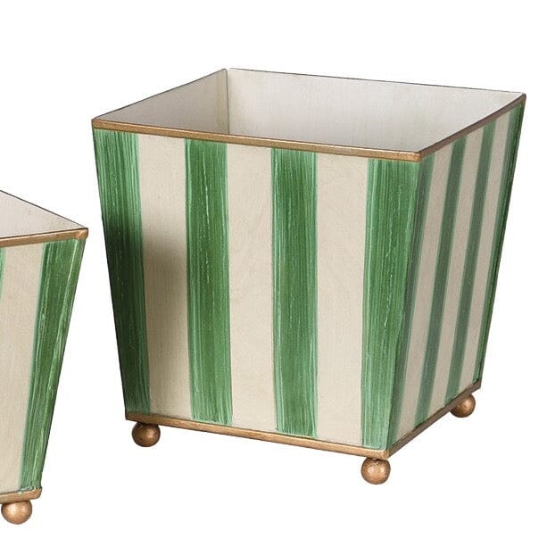 Large Green Ascot Metal Planter - BARNBURY