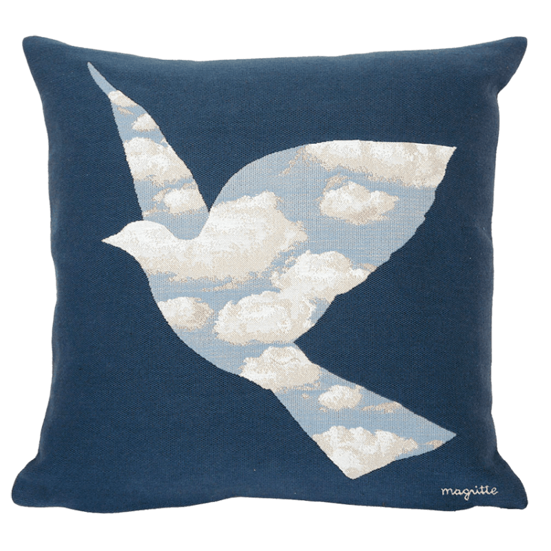 Magritte L'Oiseau de Ciel 45cm Cushion - BARNBURY