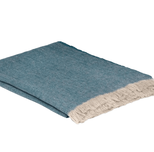 Mallard Linen Throw - BARNBURY