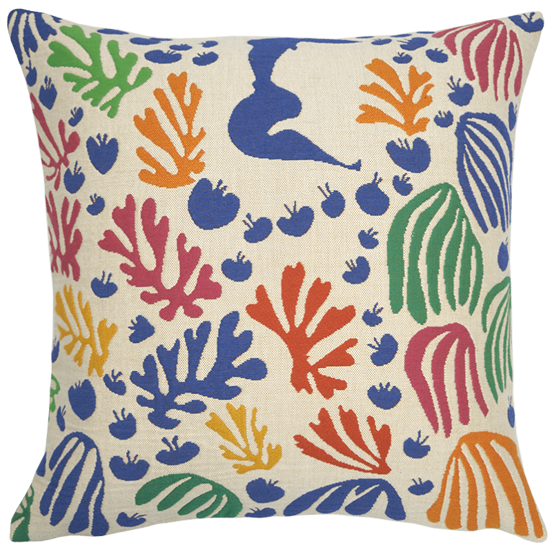 Matisse La Perruche et la Sirène 45cm Cushion - BARNBURY