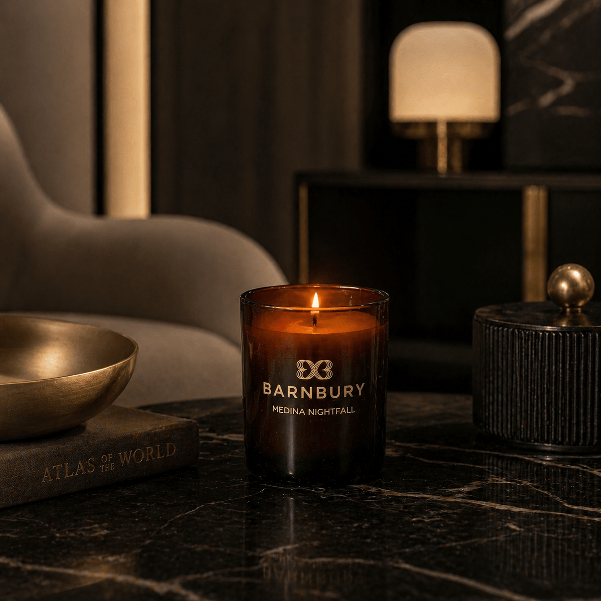 Medina Nightfall Luxury Scented Candle - BARNBURY