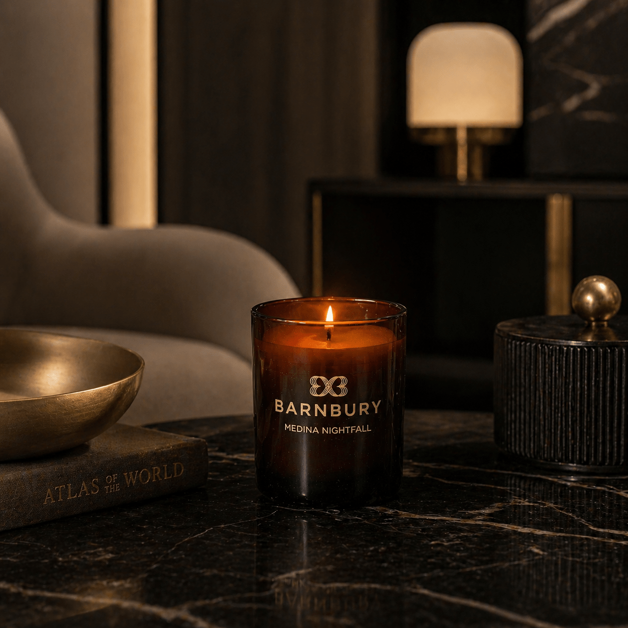 Medina Nightfall Scented Candle - BARNBURY