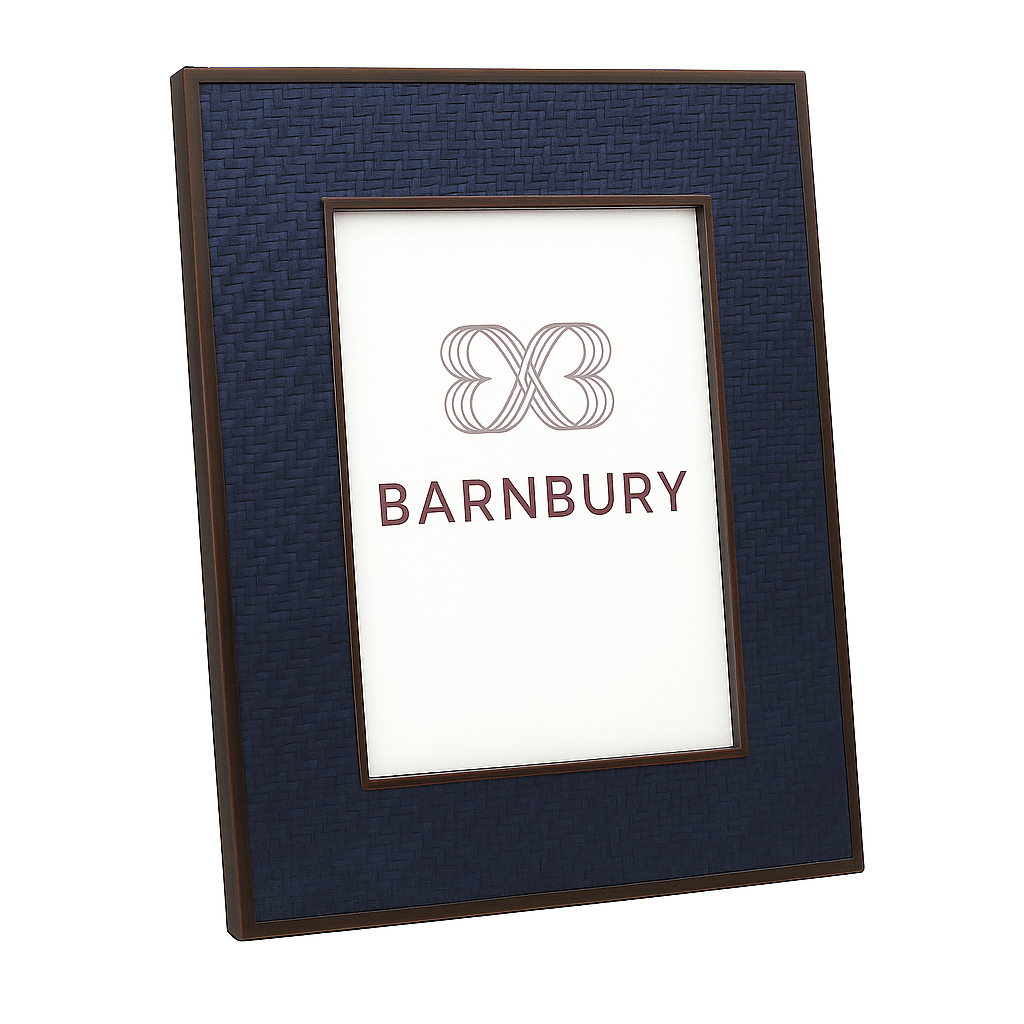 Midnight Rattan Frame Photo Frame BARNBURY 