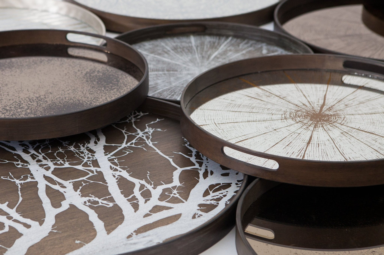 Mirrored Slice Tray - BARNBURY
