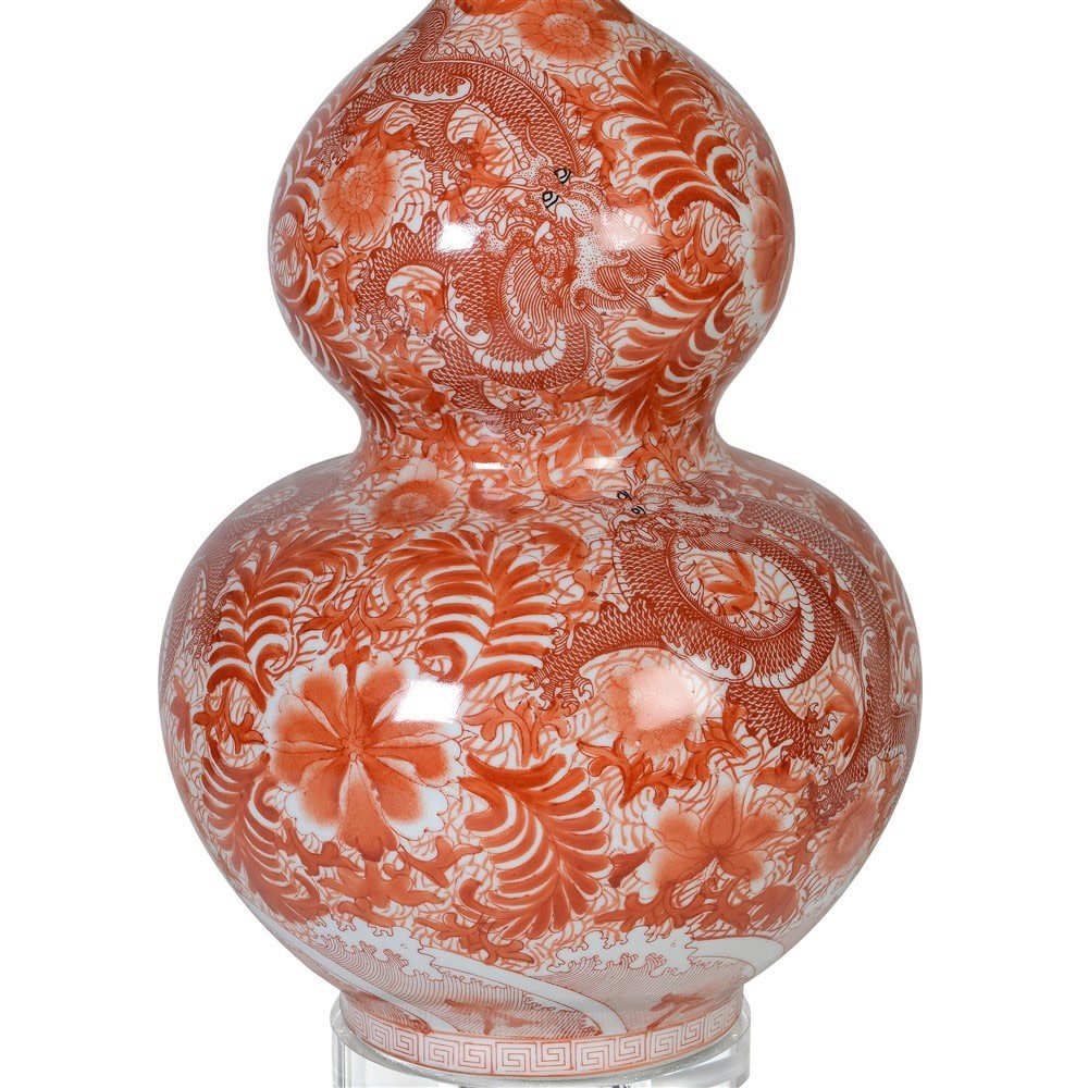 Osaka Table Lamp & Linen Shade - BARNBURY