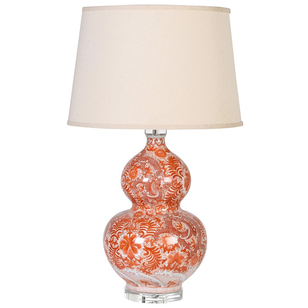 Osaka Table Lamp & Linen Shade - BARNBURY