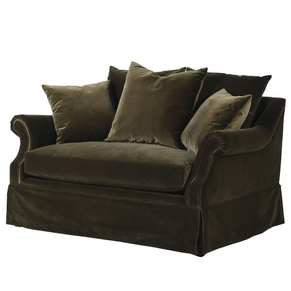 Oxford Velvet Love Seat Chair Barnbury 