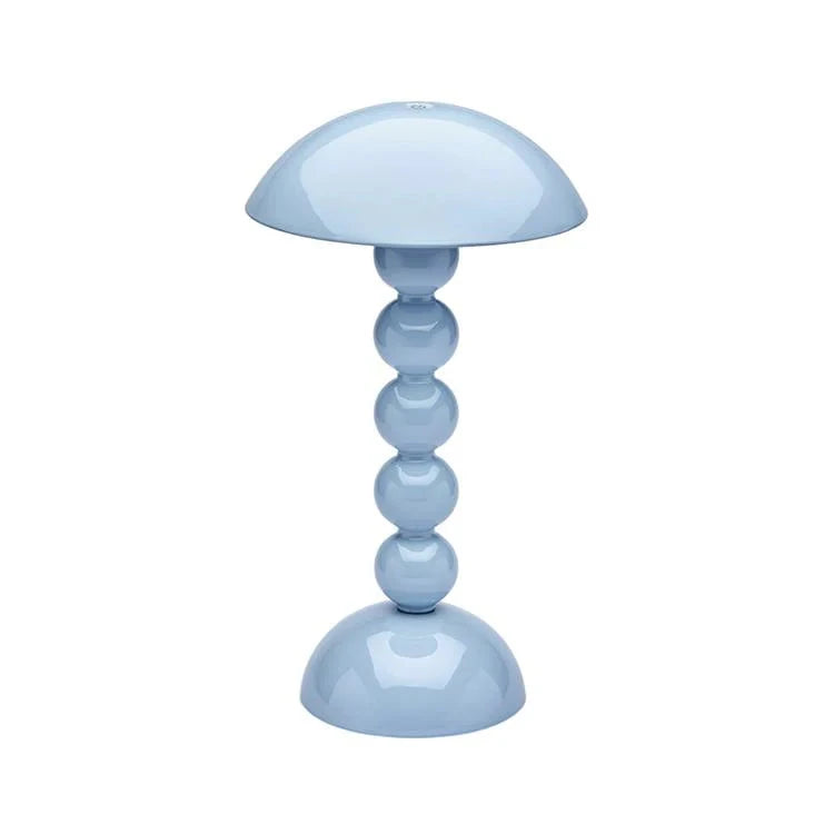 Pale Denim Rechargable Bobbin Lamp Rechargable Lamp BARNBURY 