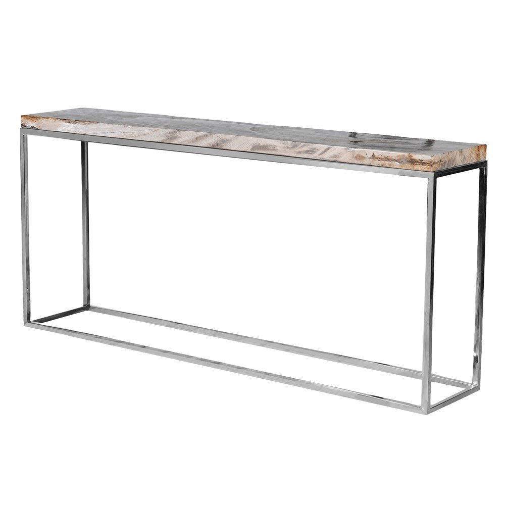 Pale Petrified Wood Console - BARNBURY