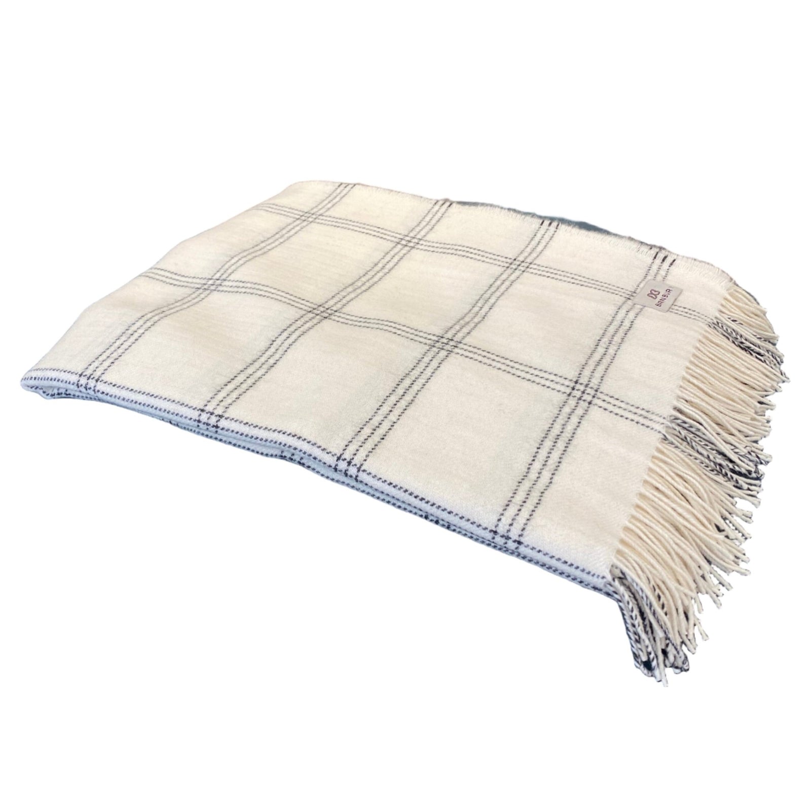 Pearl Alpaca & Merino Throw - BARNBURY
