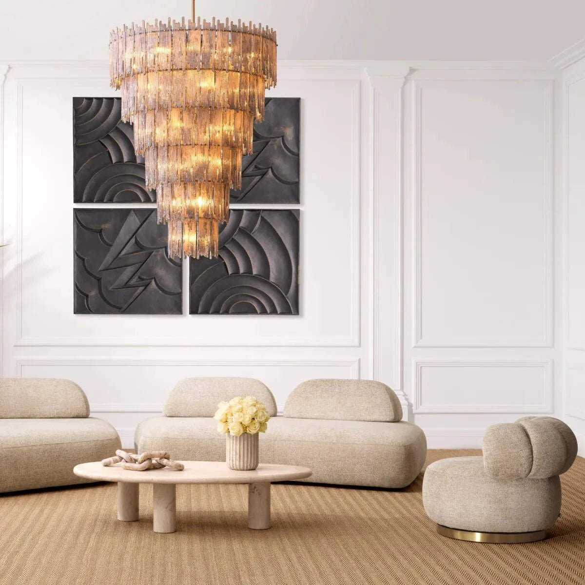 Phedra Swivel Chair - BARNBURY