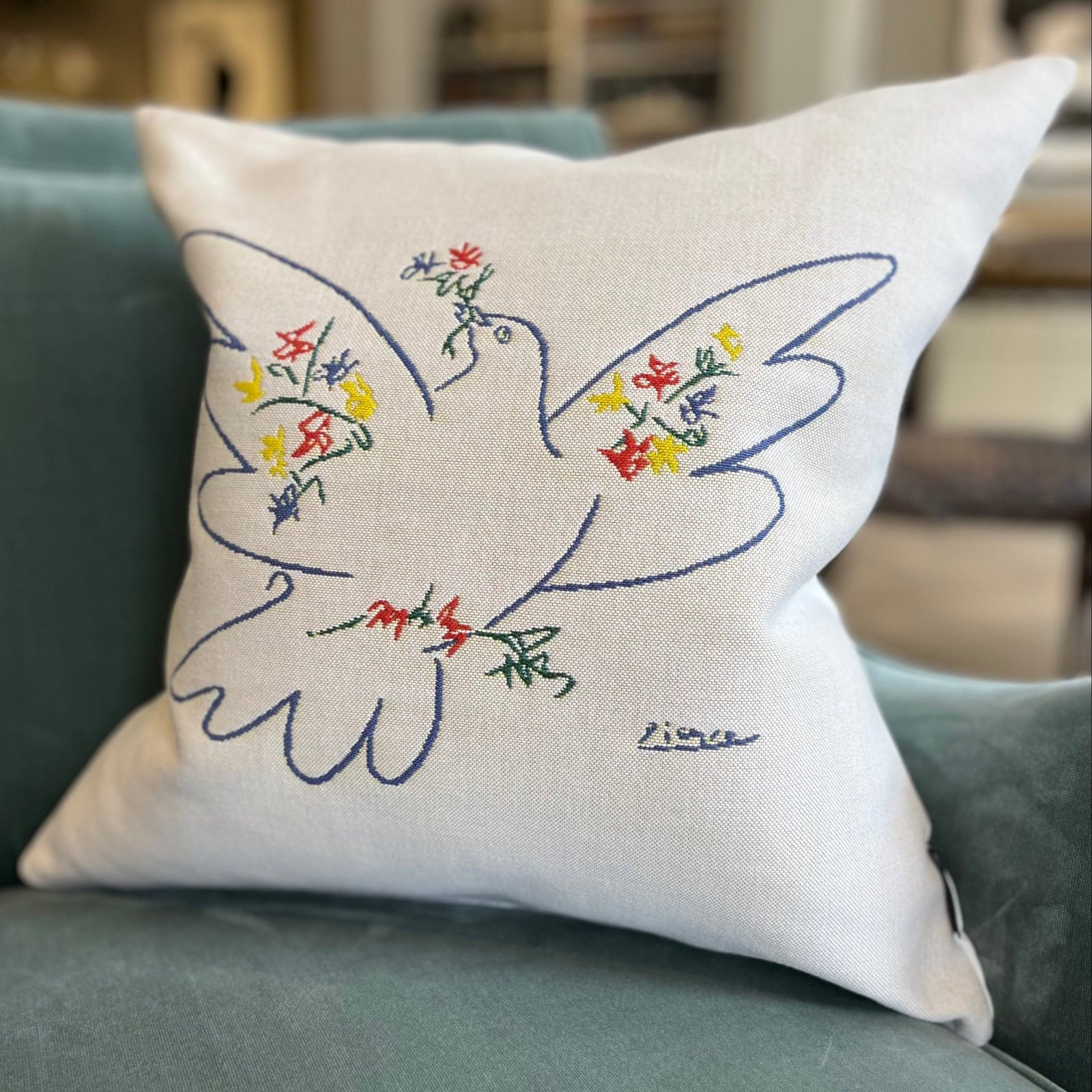 Picasso Colombe Festival 45cm Cushion - BARNBURY