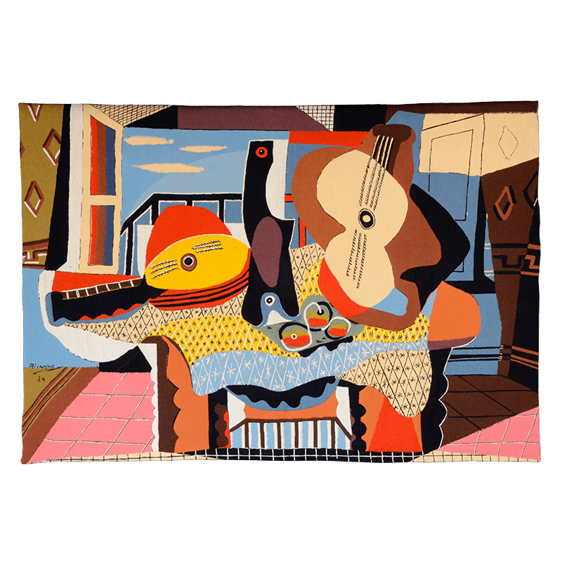 Picasso Mandolin and Guitar Tapestry - BARNBURY