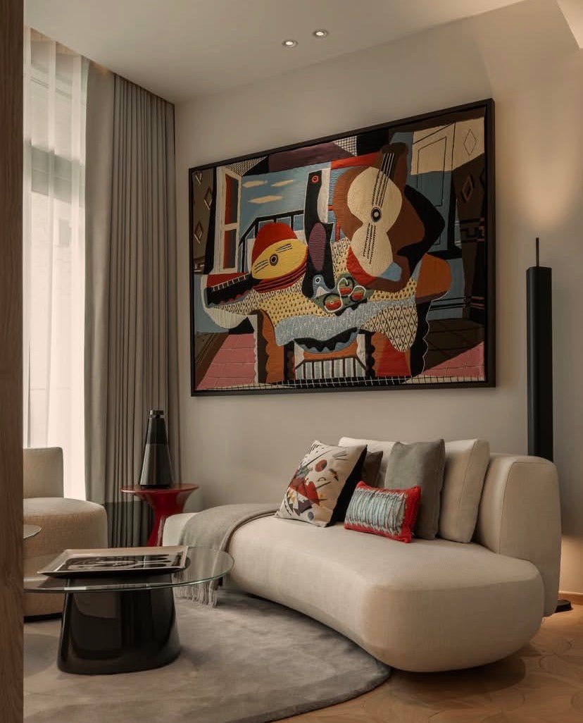 Picasso Mandolin and Guitar Tapestry - BARNBURY