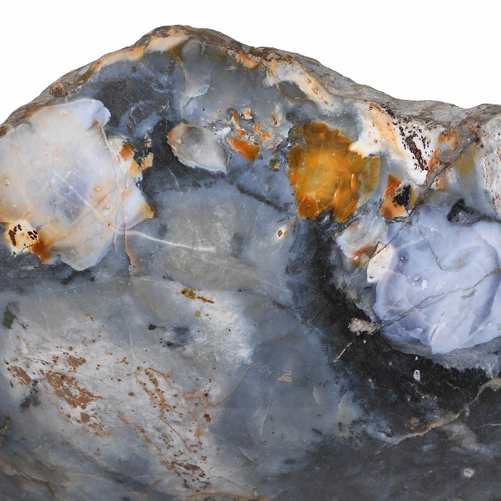 Polished Darker Blue Jasper Oval Bowl - BARNBURY