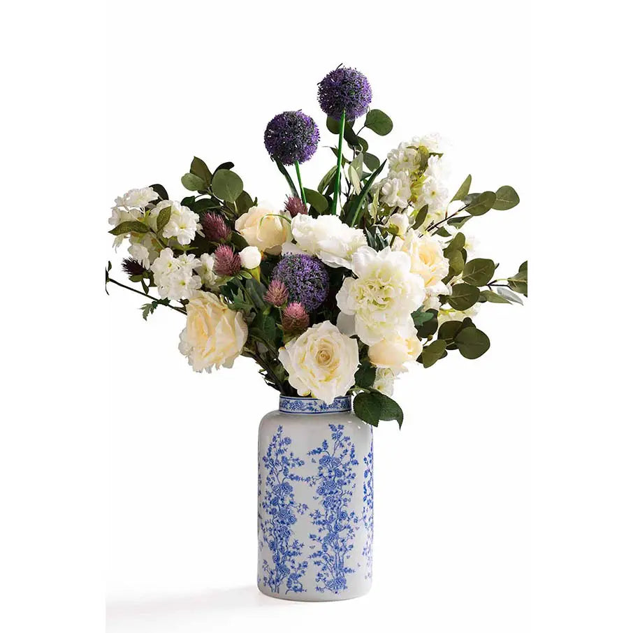 Purple Sensation Faux Flower Bouquet Faux Flowers and Plants Portland Fir 