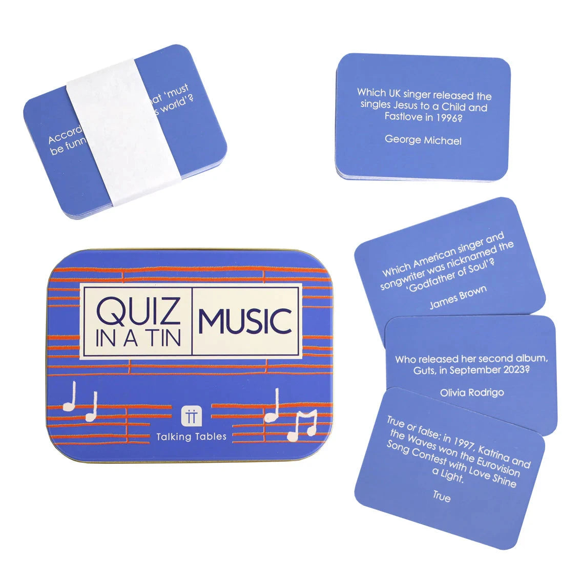 Quiz In A Tin - Music Boxes and Games Talking Tables UK 