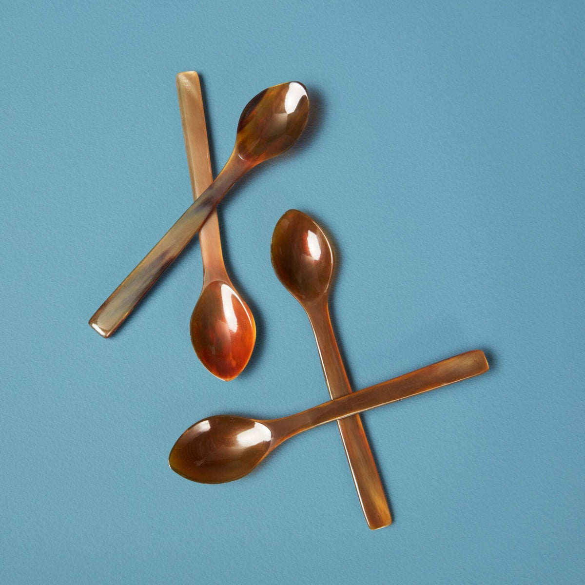 Set of 4 Horn Spoons Table Top Barnbury 