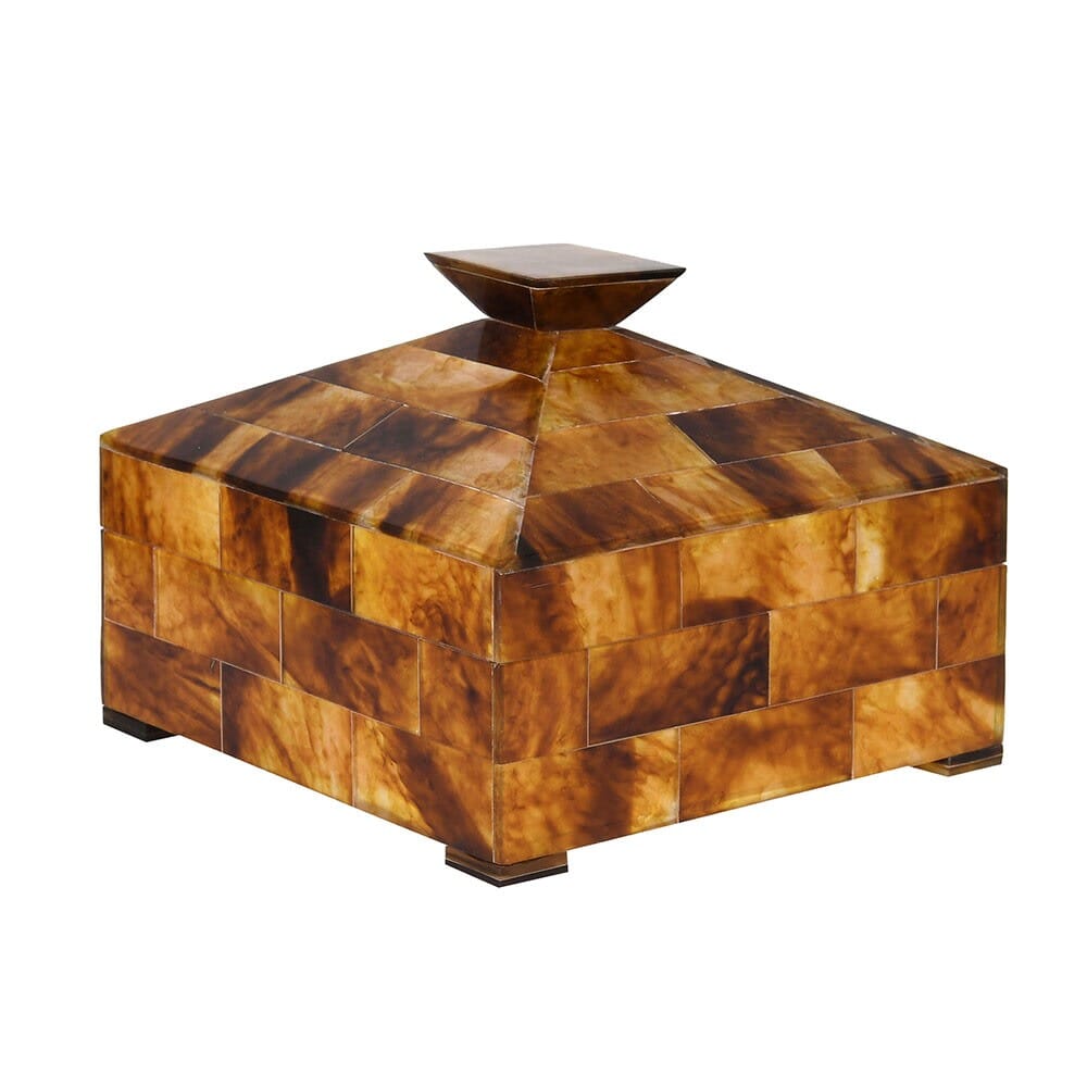 Faux Tortoiseshell Box Decorative Accessories Barnbury 