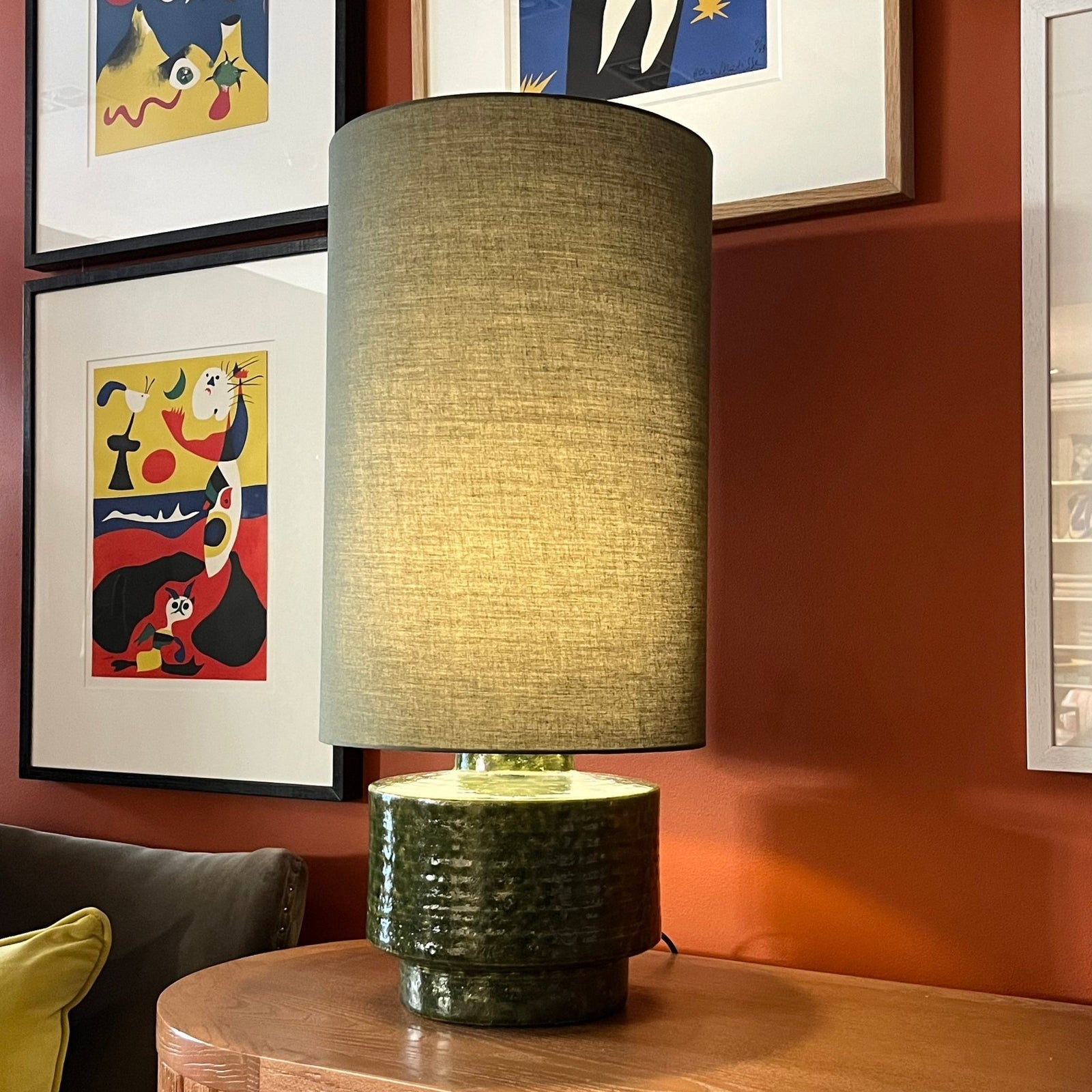 Shoreditch Table Lamp - Khaki - BARNBURY