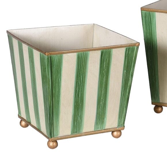 Small Green Ascot Metal Planter - BARNBURY