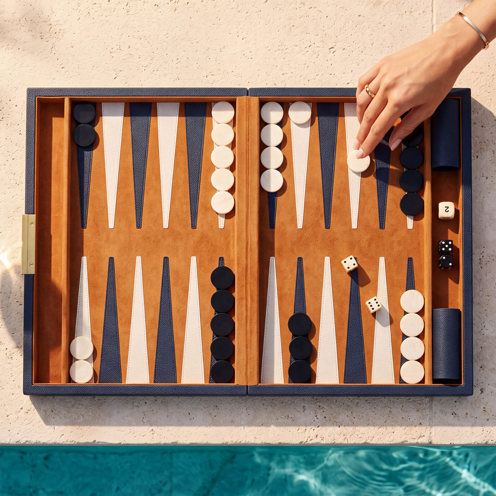 South Shore Backgammon Set