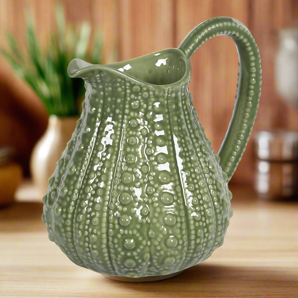 Spring Green Urchin Pitcher BARNBURY 