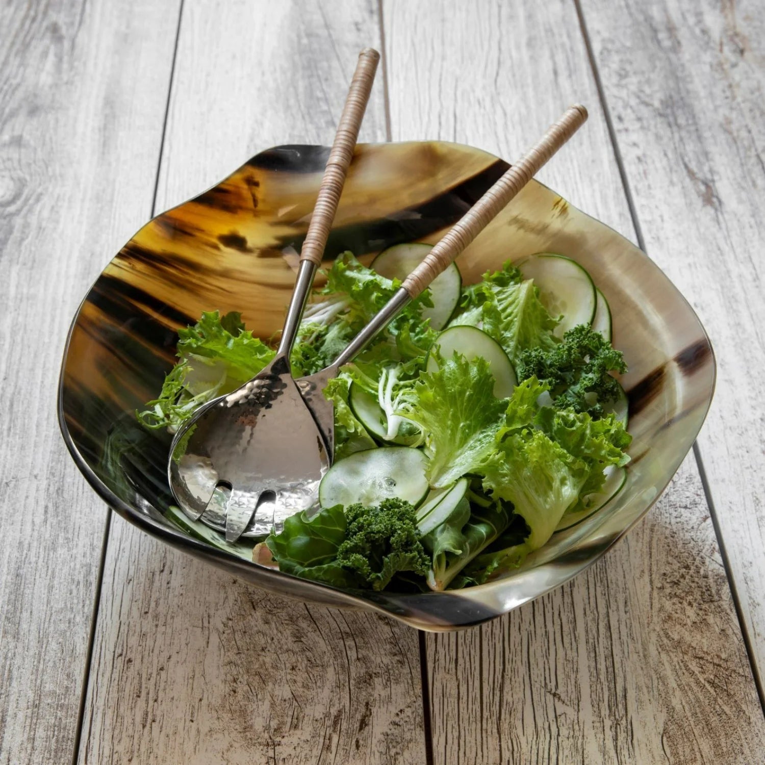 Horn Bowl with Freeform Rim Bowls Barnbury 