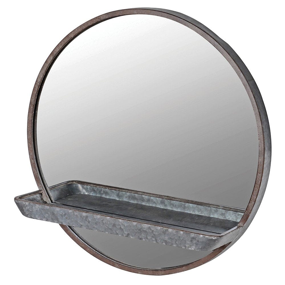 St Kew Mirror with Shelf - BARNBURY