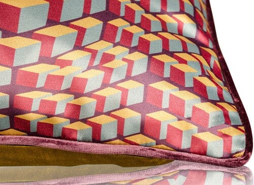 Soho Cushion with Velvet Backing Cushion Barnbury 