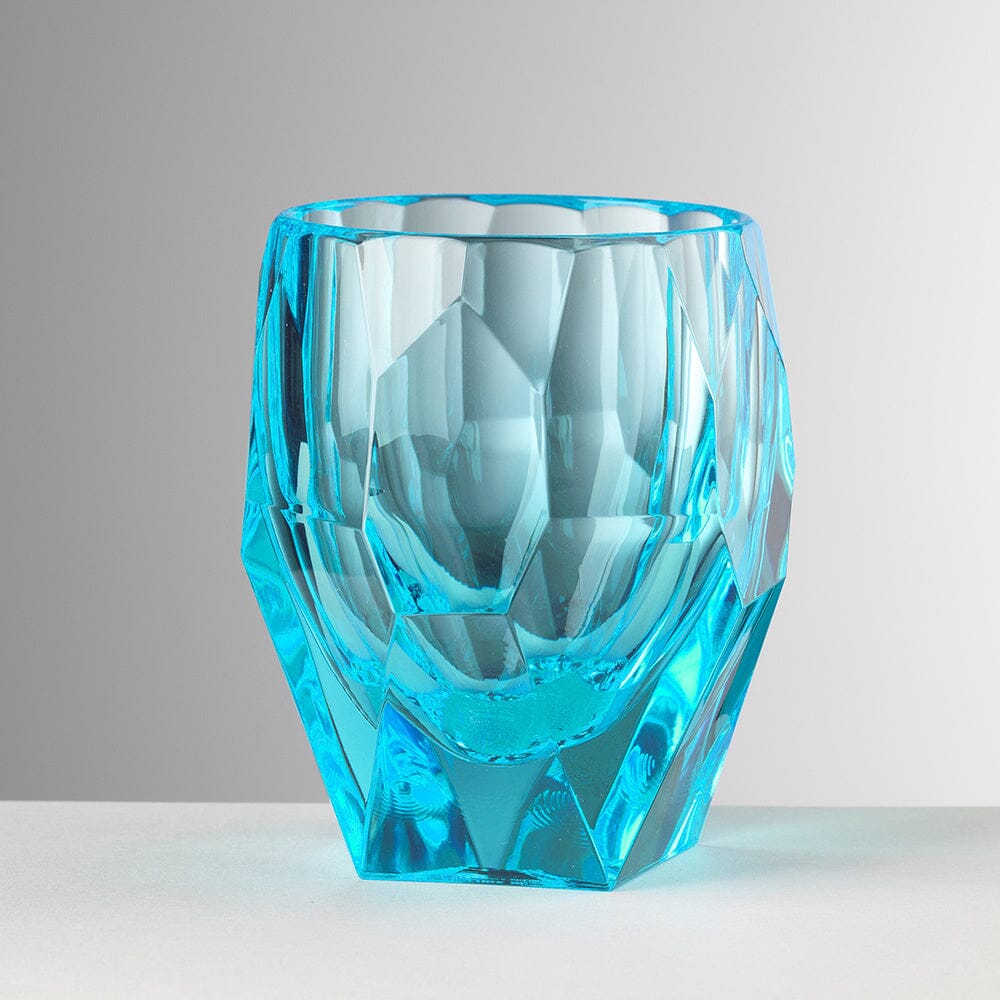 Mario Luca Giusti Super Milly Tumbler - Turquoise Synthetic Crystal Glass Mario Luca Giusti 