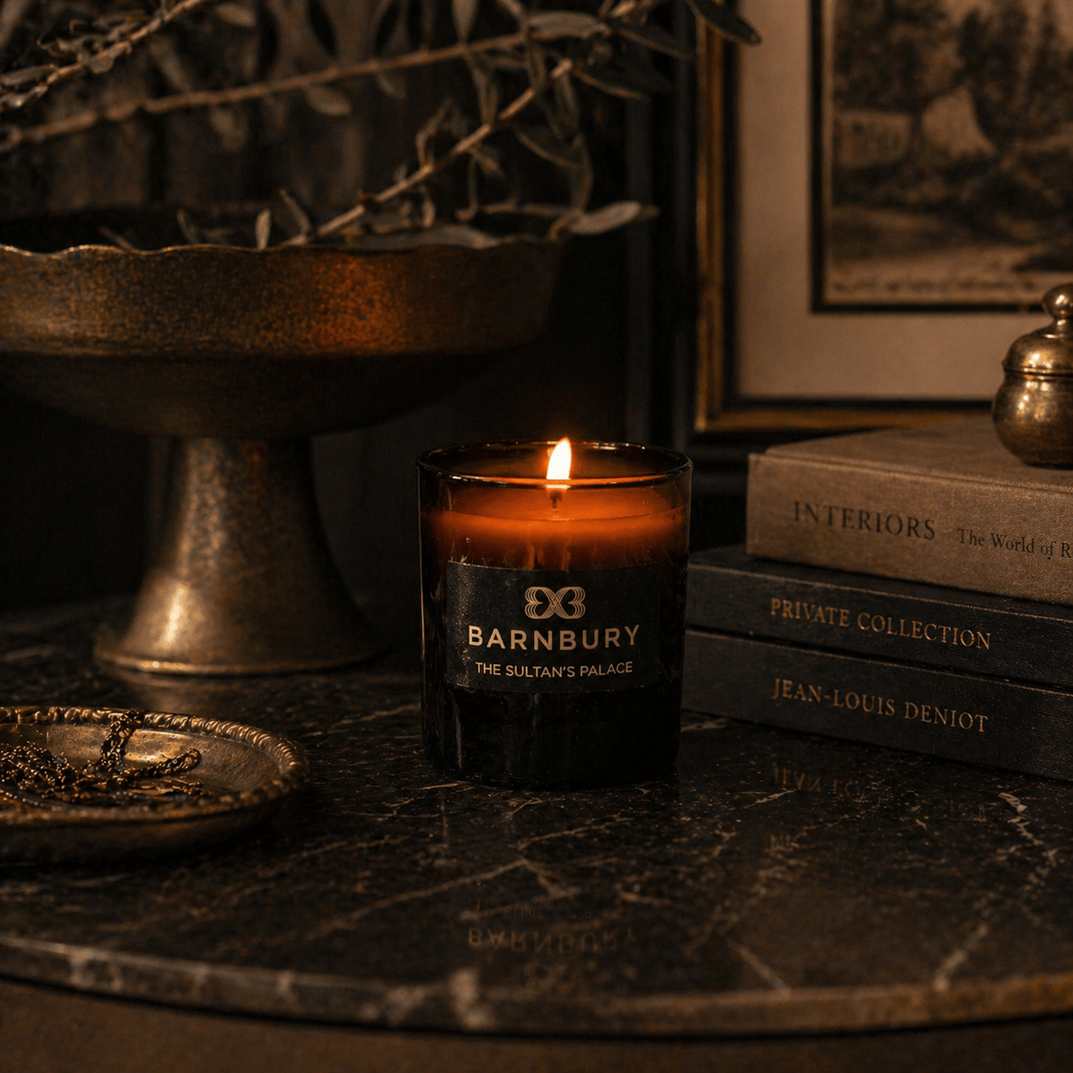 The Sultan’s Palace Luxury Scented Candle - BARNBURY