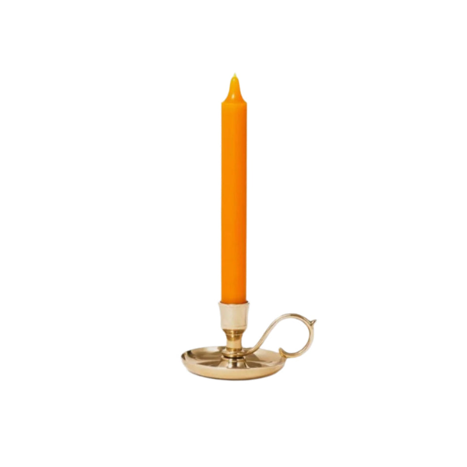 Trudon Gold Plated Dutch Candlestick Candle Holder Cire Trudon 