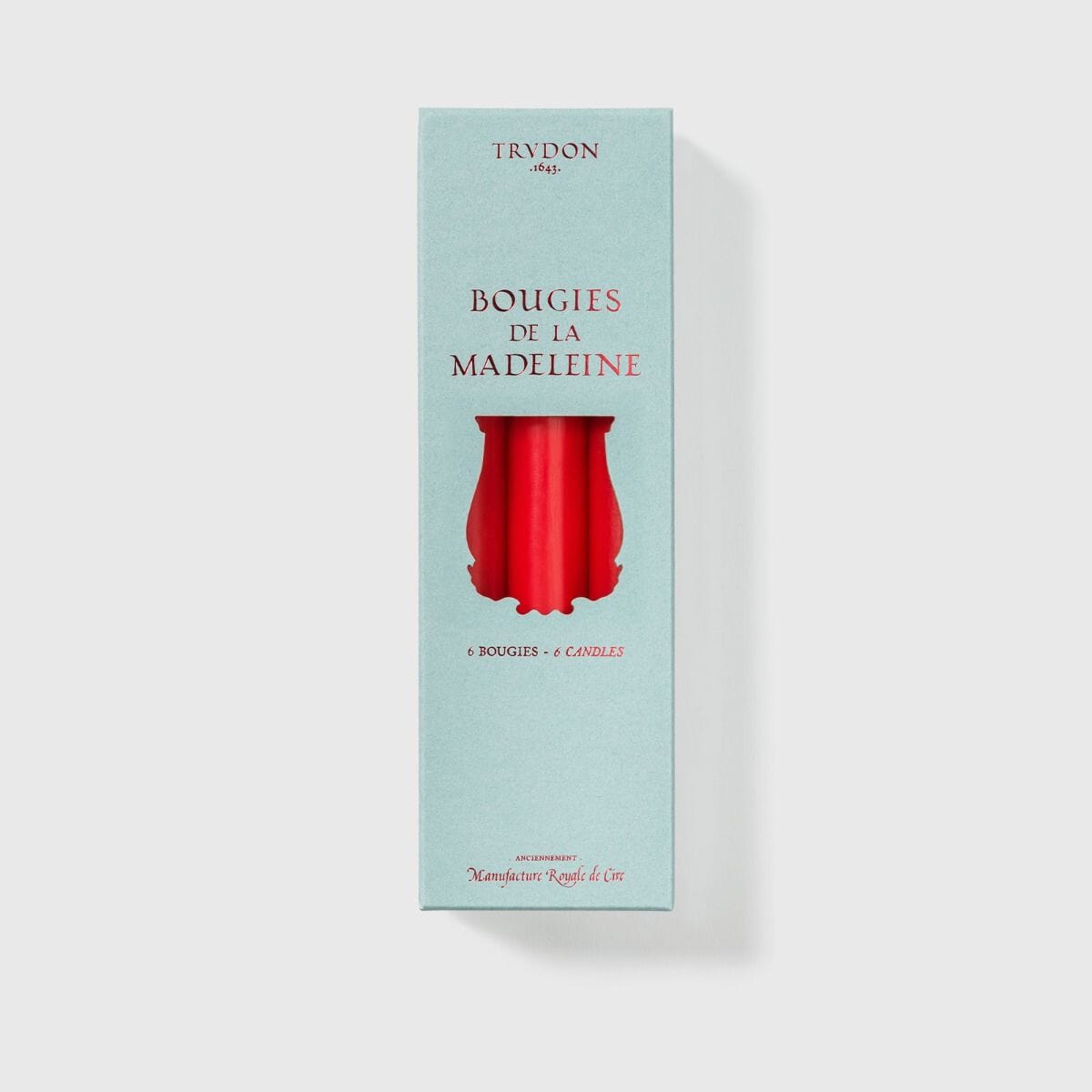 6 Trudon Brick Red Madeleine Candles Candle Holder Cire Trudon 