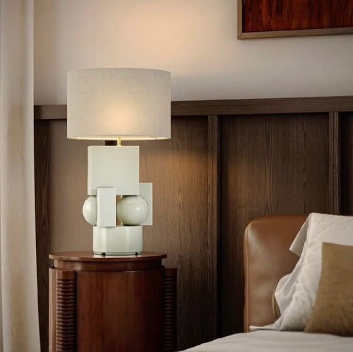 Vector Table Lamp with Shade - BARNBURY
