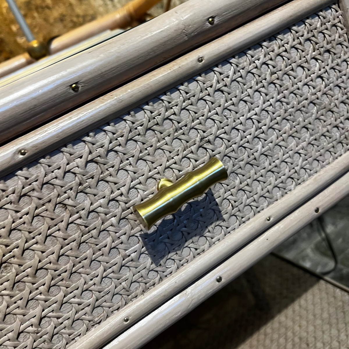 Vintage Angraves Rattan Bedroom Set Furniture Barnbury 