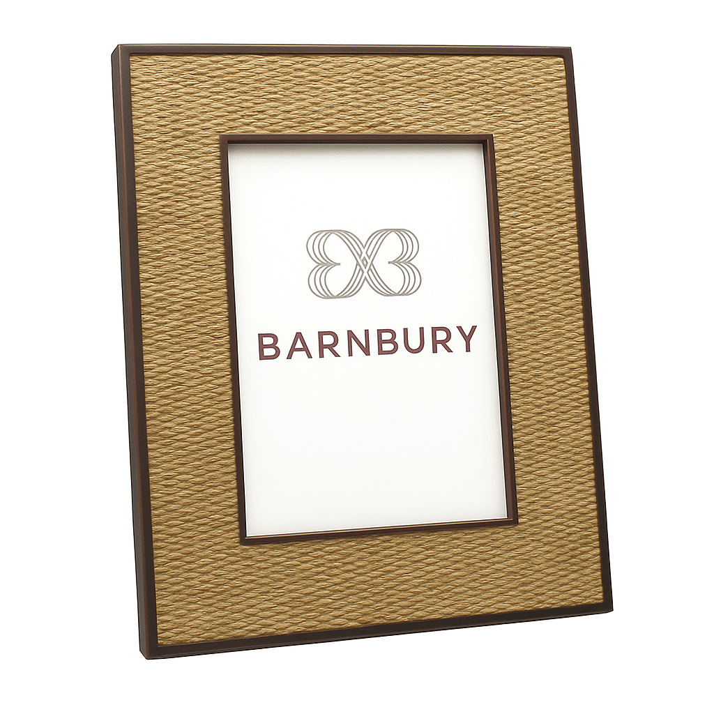 Wheat Rattan Frame Photo Frame BARNBURY 