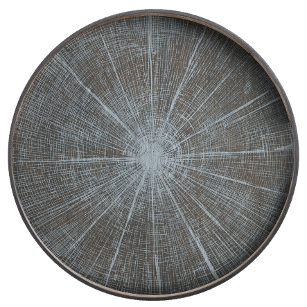 XL White Slice Wooden Tray - BARNBURY