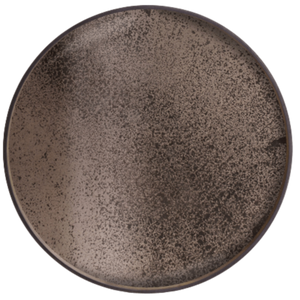 XL Round Bronze Mirror Tray - Barnbury