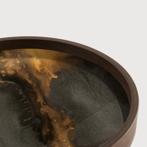 Round Bronze Organic Tray - Barnbury