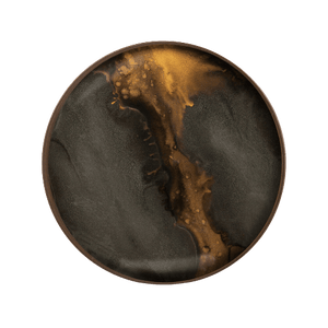 Round Bronze Organic Tray - Barnbury