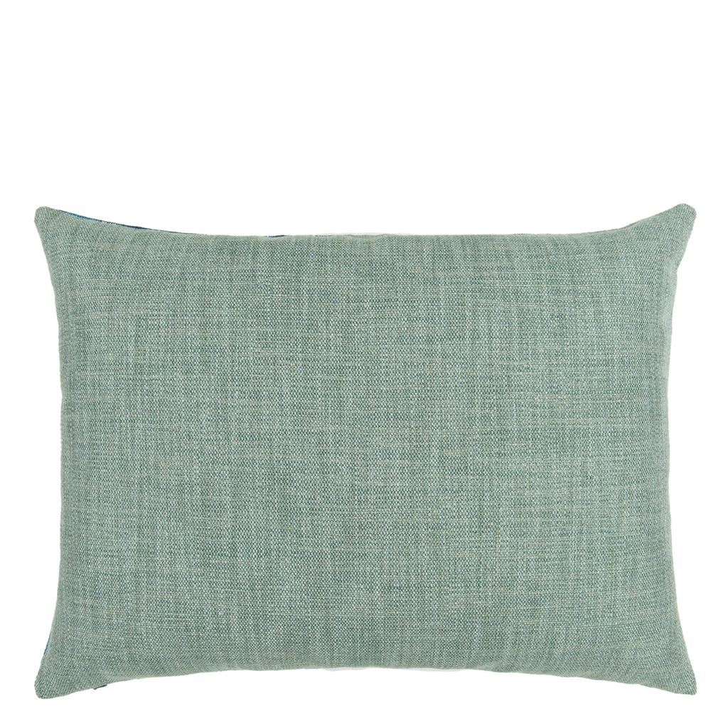 William Yeoward Almacan Peacock Cushion - Barnbury