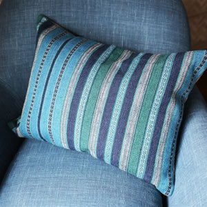 William Yeoward Almacan Peacock Cushion - Barnbury