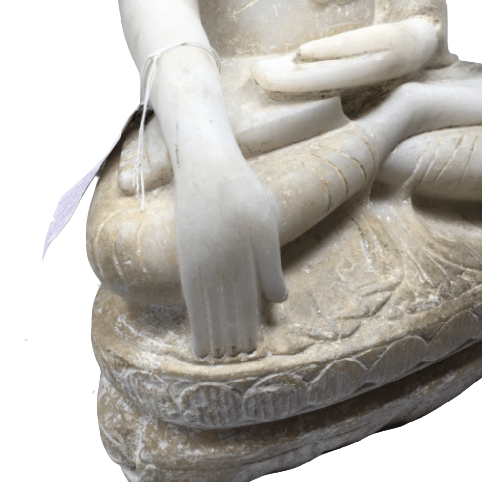 18th Century Shan Style Burmese Alabaster Buddha - BARNBURY