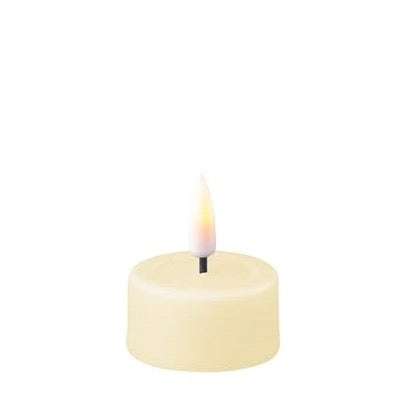 2 Cream Wax LED Tea Lights Flameless Candles Barnbury 