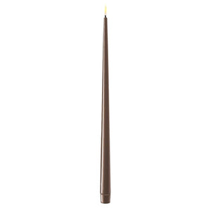 2 Wax LED Tapered Candles - Various Colours
