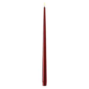 Bordeaux Wax LED Battery Candles - Barnbury