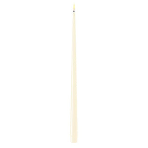 2 Wax LED Tapered Candles - Various Colours