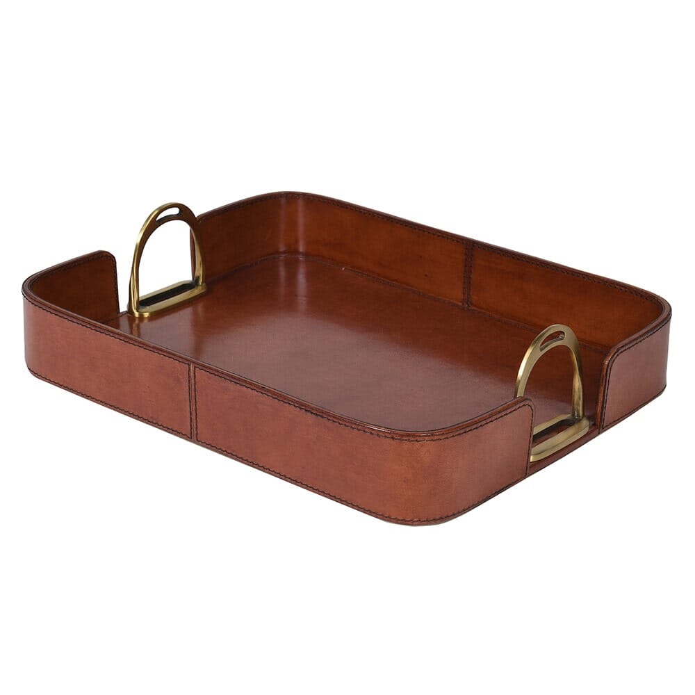 Marlborough Leather Tray - Barnbury