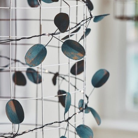 Green Eucalyptus Battery Lights - Barnbury